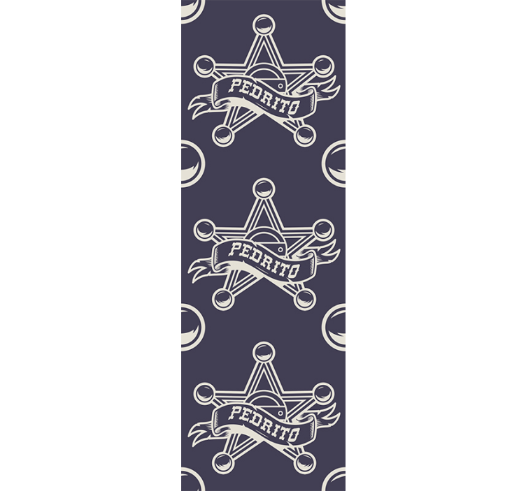 다른 빈티지 배경 화면 별 배지 디자인 - TenStickers