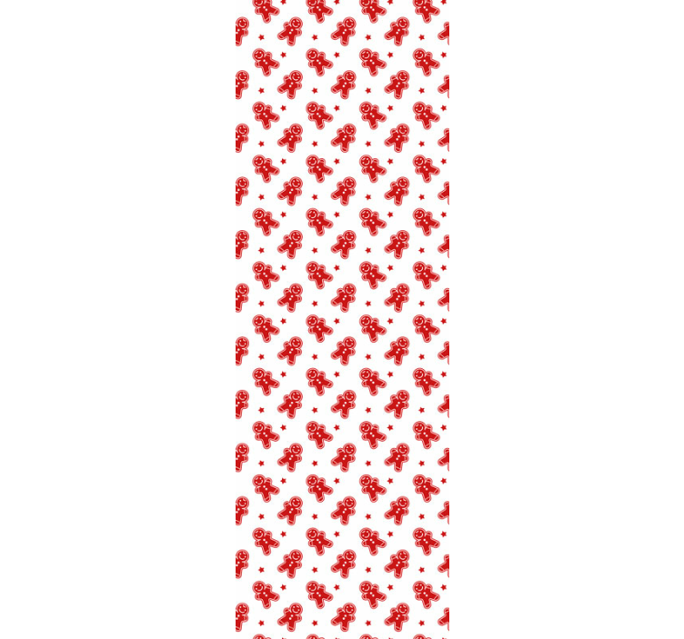 크리스마스 쿠키 거실 벽지 - TenStickers