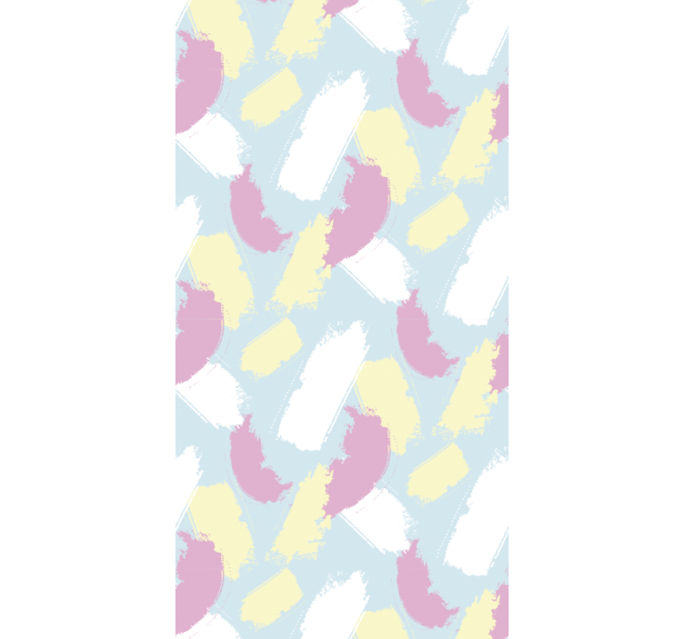 마스터 침실 벽지 추상 브러시 자국 - TenStickers