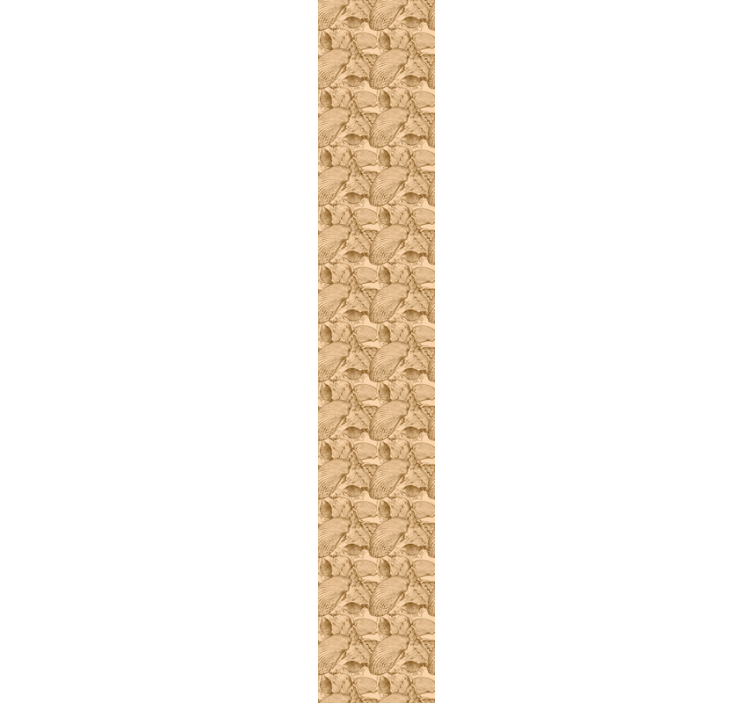 바탕화면 물고기 테마 화석 조개 패턴 - TenStickers