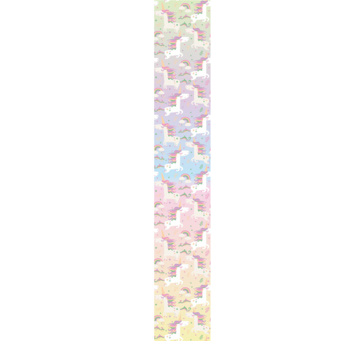 동물 벽지 무지개 배경 - TenStickers