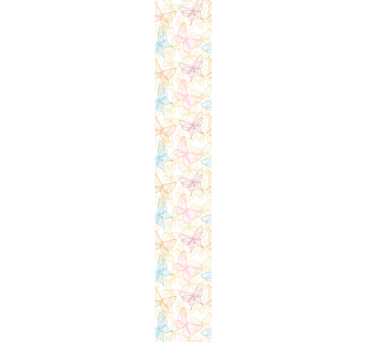 나비 배경 화면 나비 윤곽선 - TenStickers