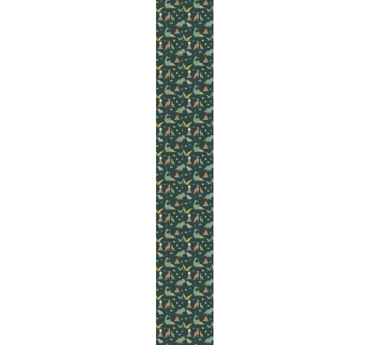 공룡이 있는 벽지 공룡 패턴 기쁨 - TenStickers