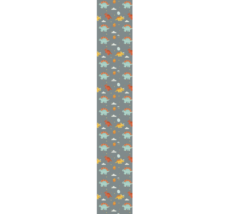 공룡이 있는 벽지 장난스러운 공룡 장면 - TenStickers