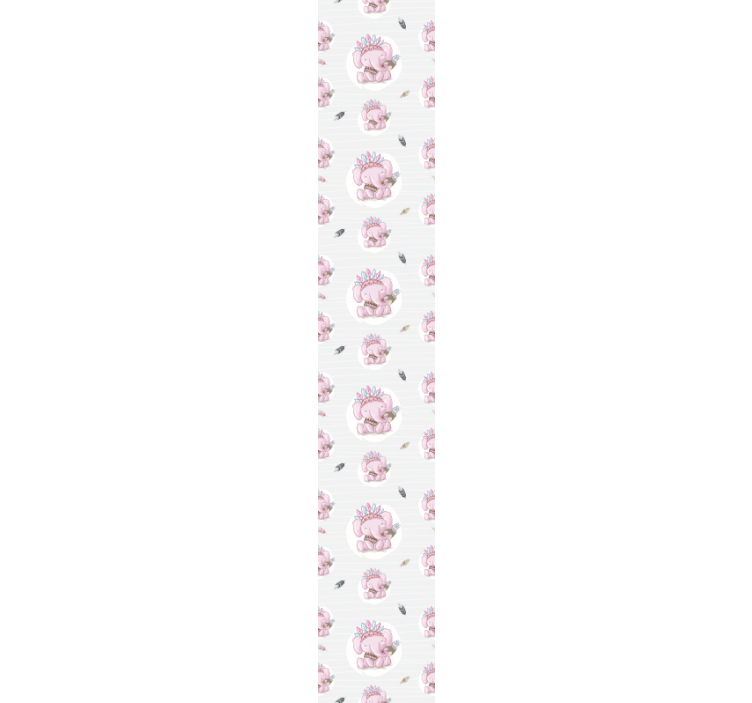 코끼리 벽지 보헤미안 코끼리 - TenStickers