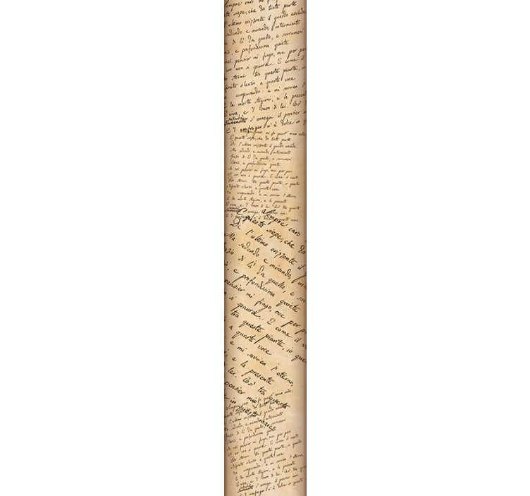 문자가 새겨진 벽지 필기체 모티브 - TenStickers