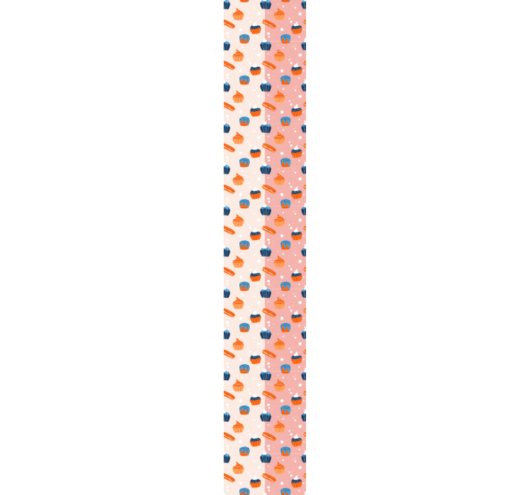 화려한 과자 벽지 - TenStickers