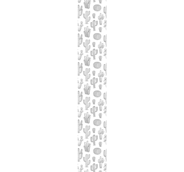 벽지 텍스처 자연 선인장 패턴 - TenStickers