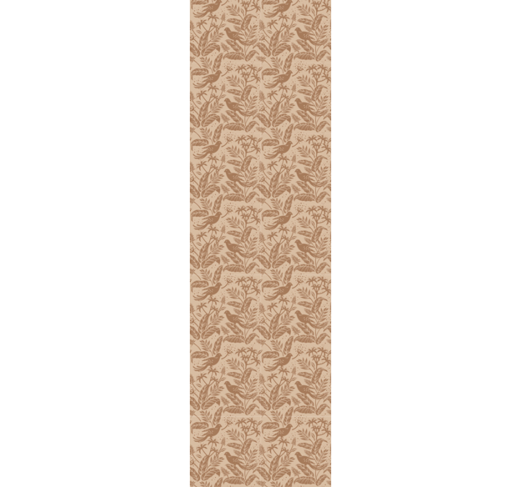 꽃 장식이 있는 벽지 식물의 매력 - TenStickers