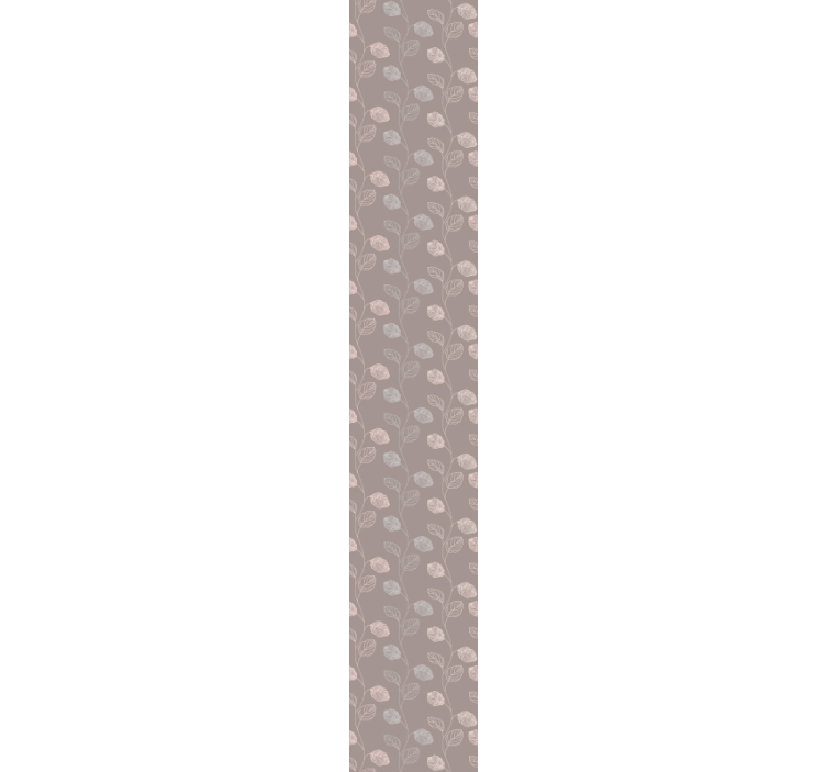 꽃이 있는 벽지 꽃 개요 디자인 - TenStickers