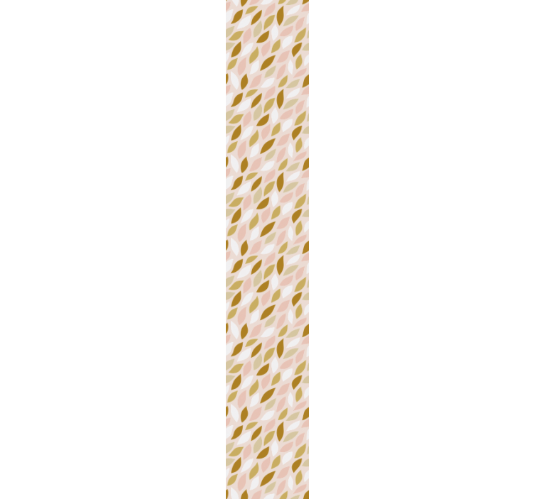 나뭇잎이 있는 벽지 가을 잎 패턴 - TenStickers