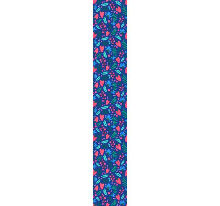 나뭇잎이 있는 벽지 꽃 식물 패턴 - TenStickers