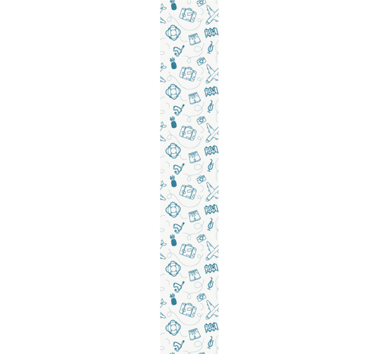 아이의 침실 벽지 여행 테마 요소 - TenStickers