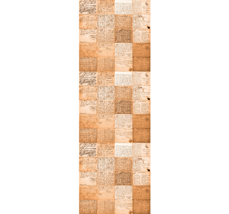 오래 된 논문 빈티지 벽지 - TenStickers