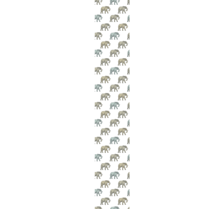 코끼리 벽지 코끼리 퍼레이드 - TenStickers