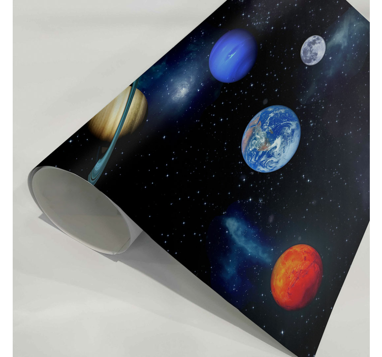 별이 있는 벽지 우주 행성 코스모스 - TenStickers