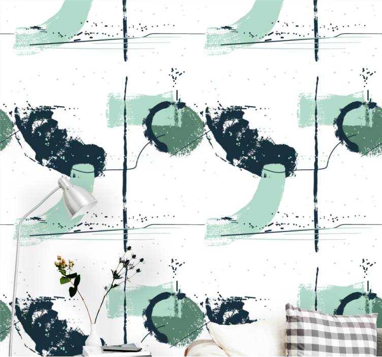 배경 화면 요약 추상 기하학적 형상 - TenStickers