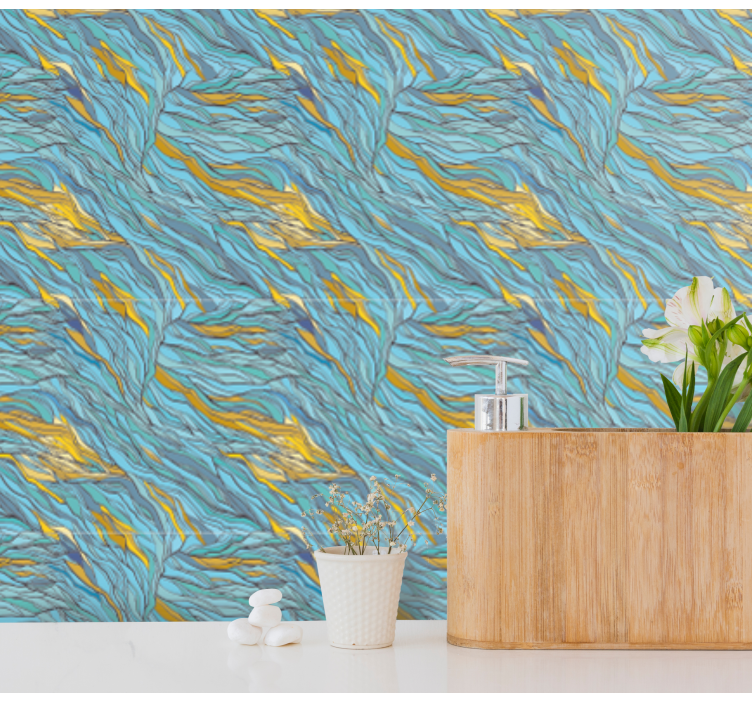 배경 화면 요약 추상적인 유기적 흐름 - TenStickers