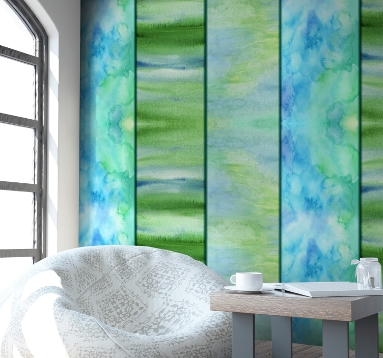 배경 화면 요약 추상 수채화 - TenStickers