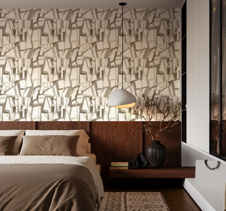 배경 화면 요약 베이지 노르딕 스타일 - TenStickers