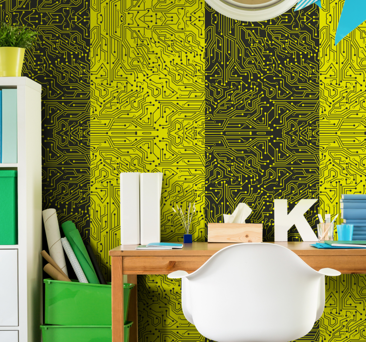 배경 화면 요약 회로의 복잡성 - TenStickers