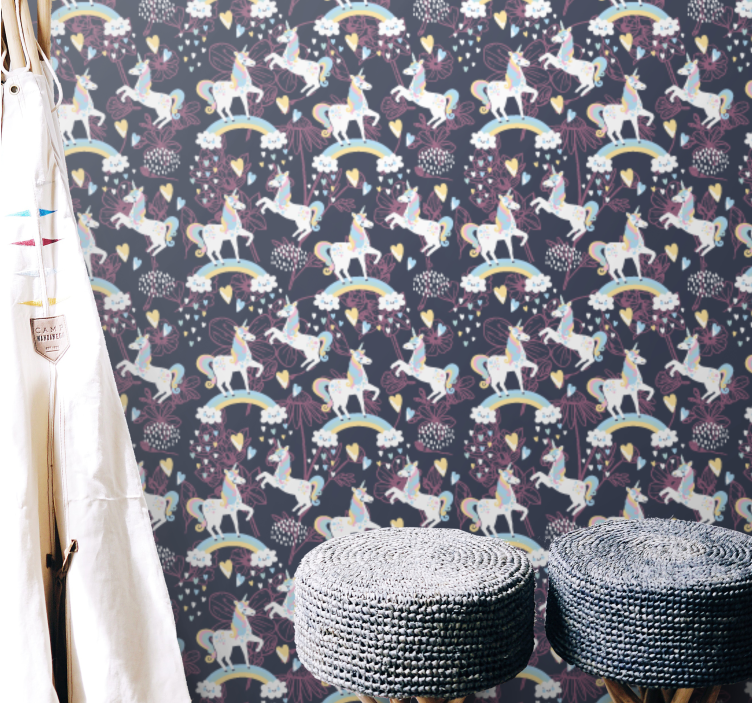 나비 배경 화면 신화 속 생물 패턴 - TenStickers