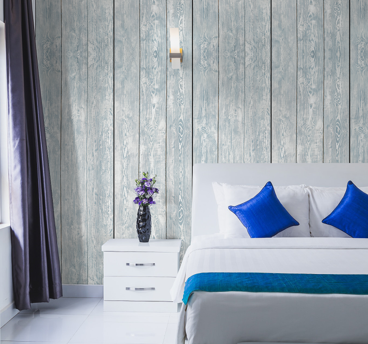 벽지 트리 시크한 나무 패널 효과 - TenStickers