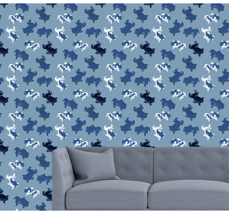 개가있는 벽지 기발한 개 - TenStickers