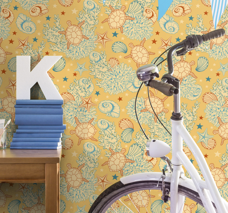 바탕화면 물고기 테마 마린 모티프 앙상블 - TenStickers