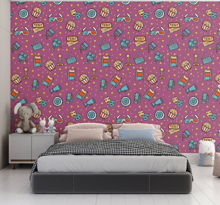 크리스마스 벽지 영화적 활력 - TenStickers