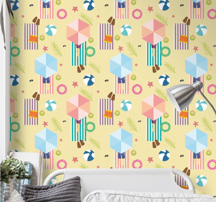 크리스마스 벽지 장난스러운 계절 요소 - TenStickers