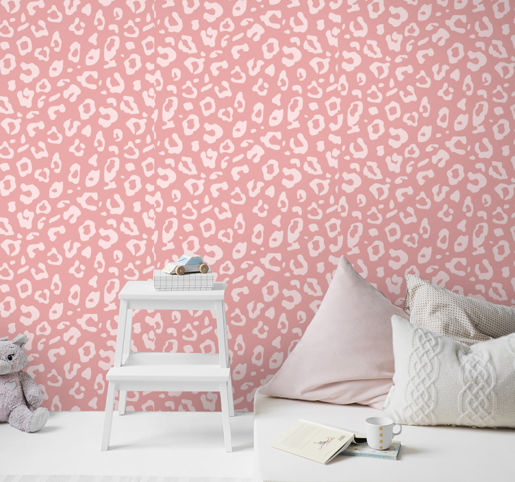 레오파드 벽지 추상 동물 패턴 - TenStickers