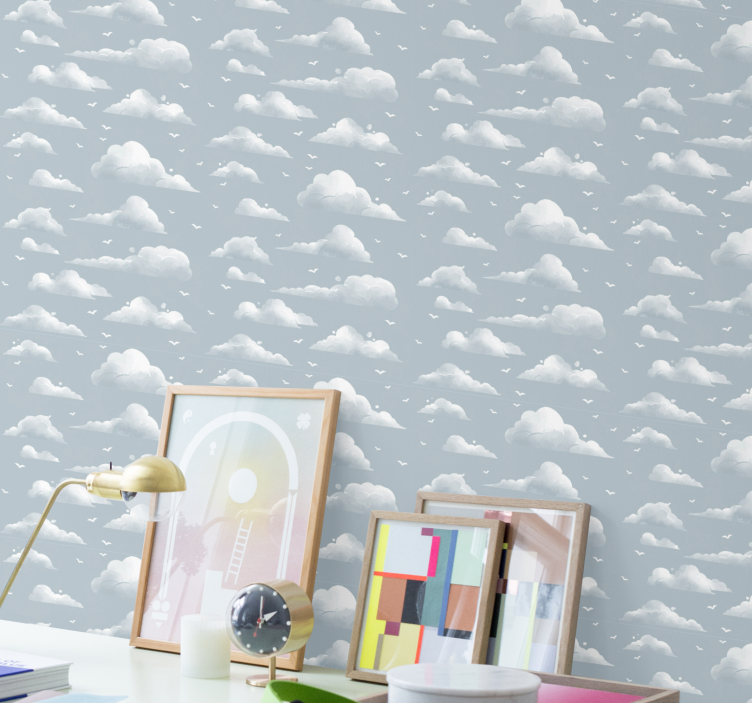 벽지 텍스처 자연 흐린 하늘 - TenStickers