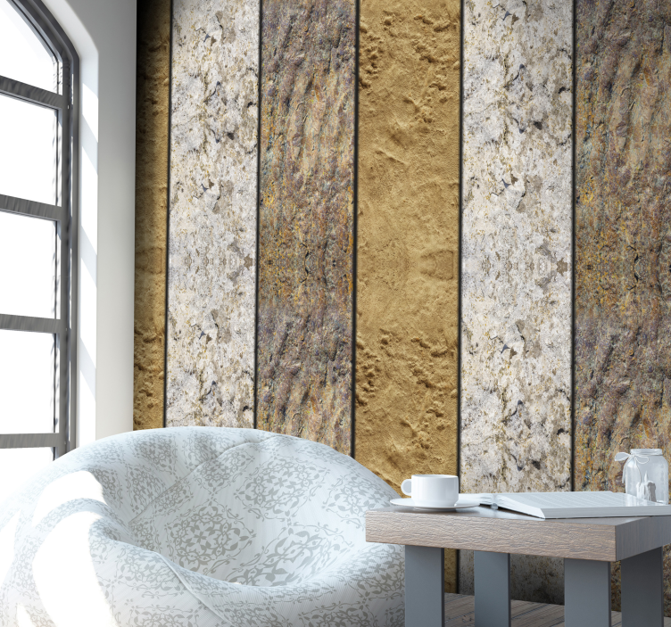 돌 동굴 현대 벽지 - TenStickers