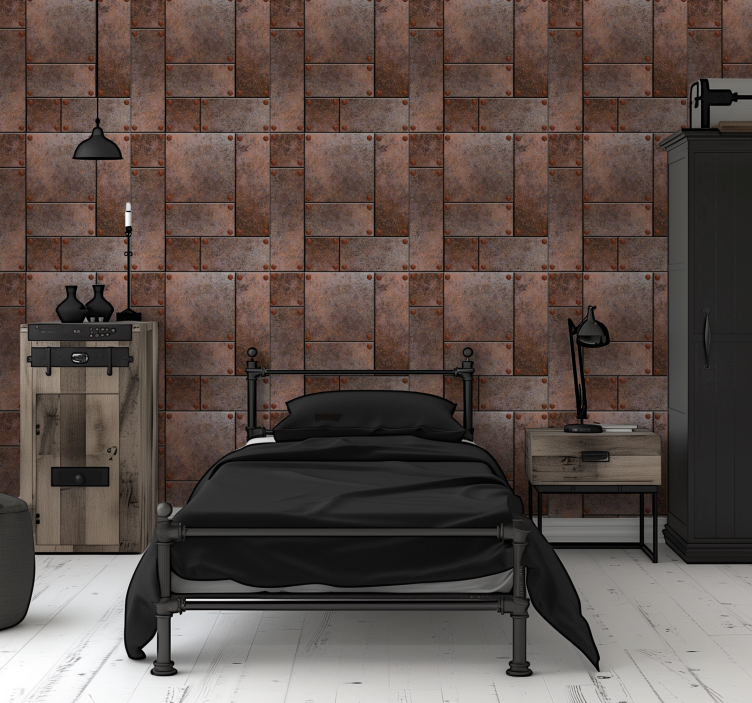 십대 침실 벽지 금속판 - TenStickers