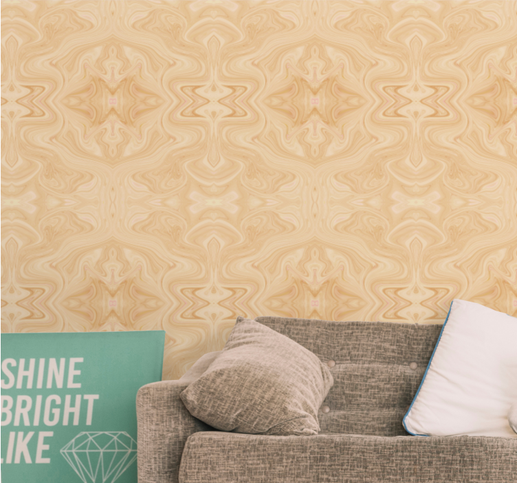 텍스처와 모티브가 있는 벽지 우아한 대리석 효과 - TenStickers