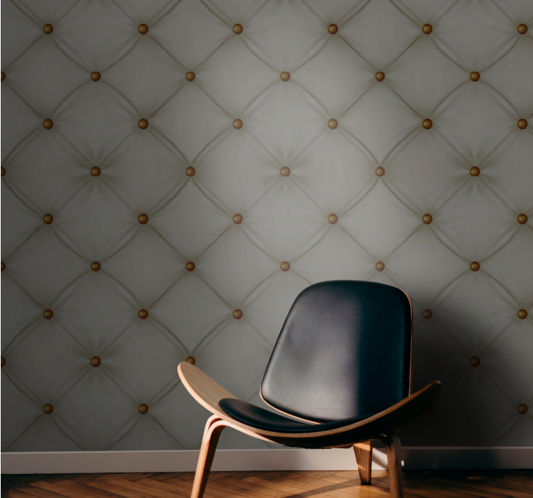 다른 질감 벽지 회색 쿠션 모티프 - TenStickers