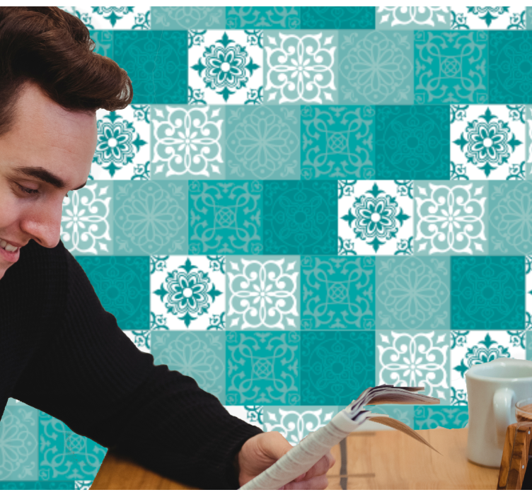 벽지 텍스처 타일 장식용 타일 - TenStickers