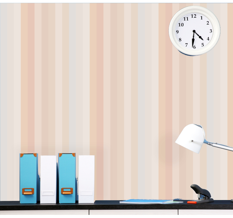 줄무늬 벽지 세로 줄무늬 디자인 - TenStickers