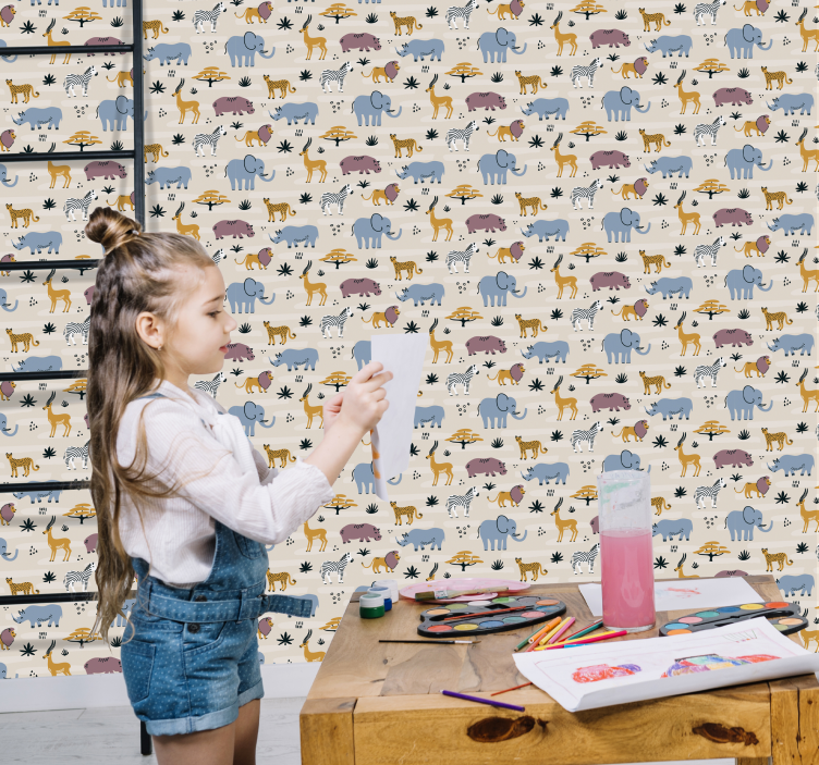 야생 동물 벽지 - TenStickers